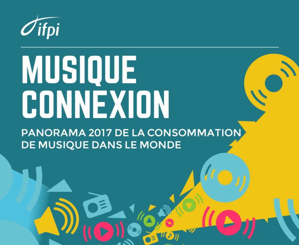 consommation musique IFPI musique connexion 2017